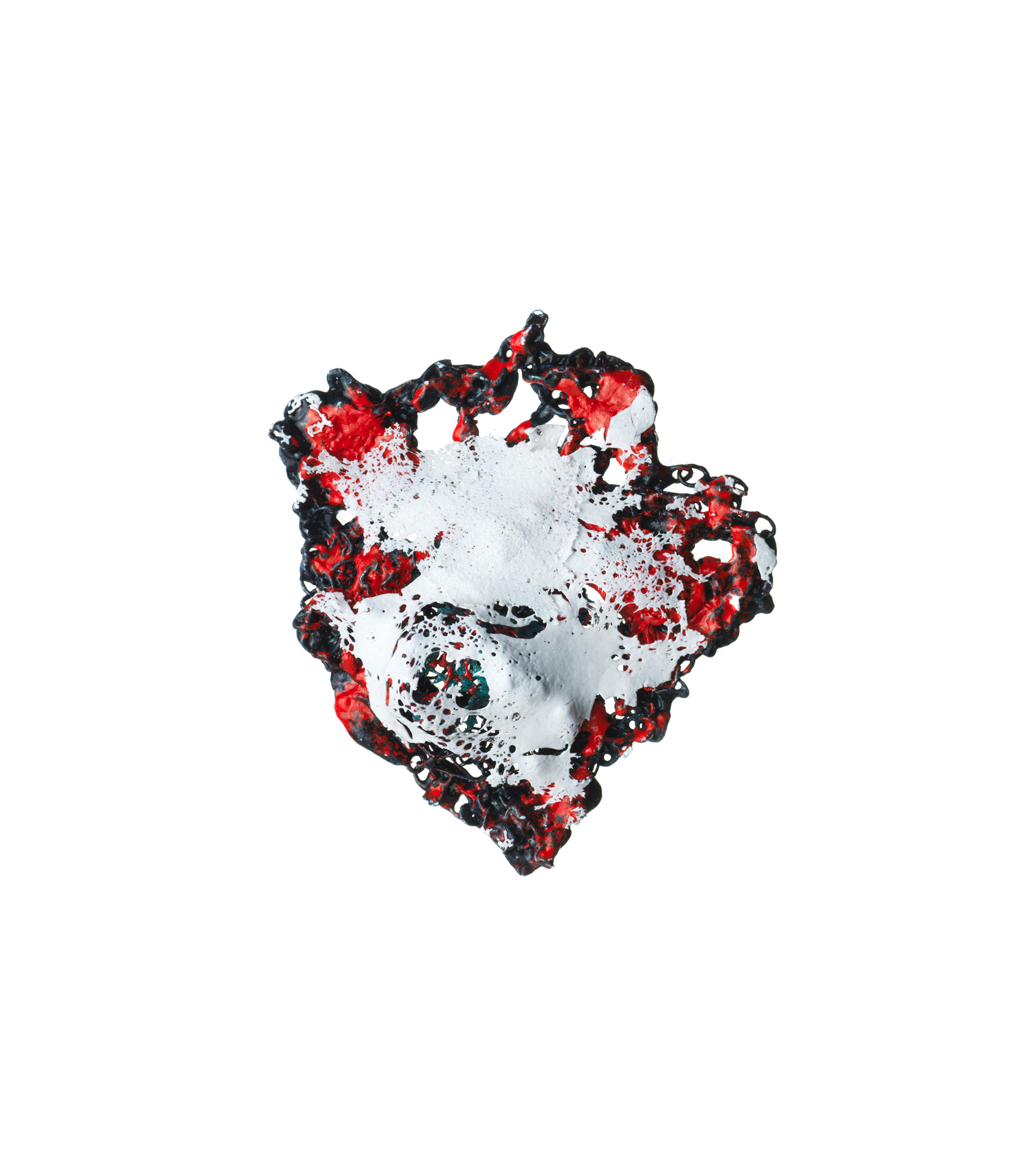 White Splash Brooch, 2014