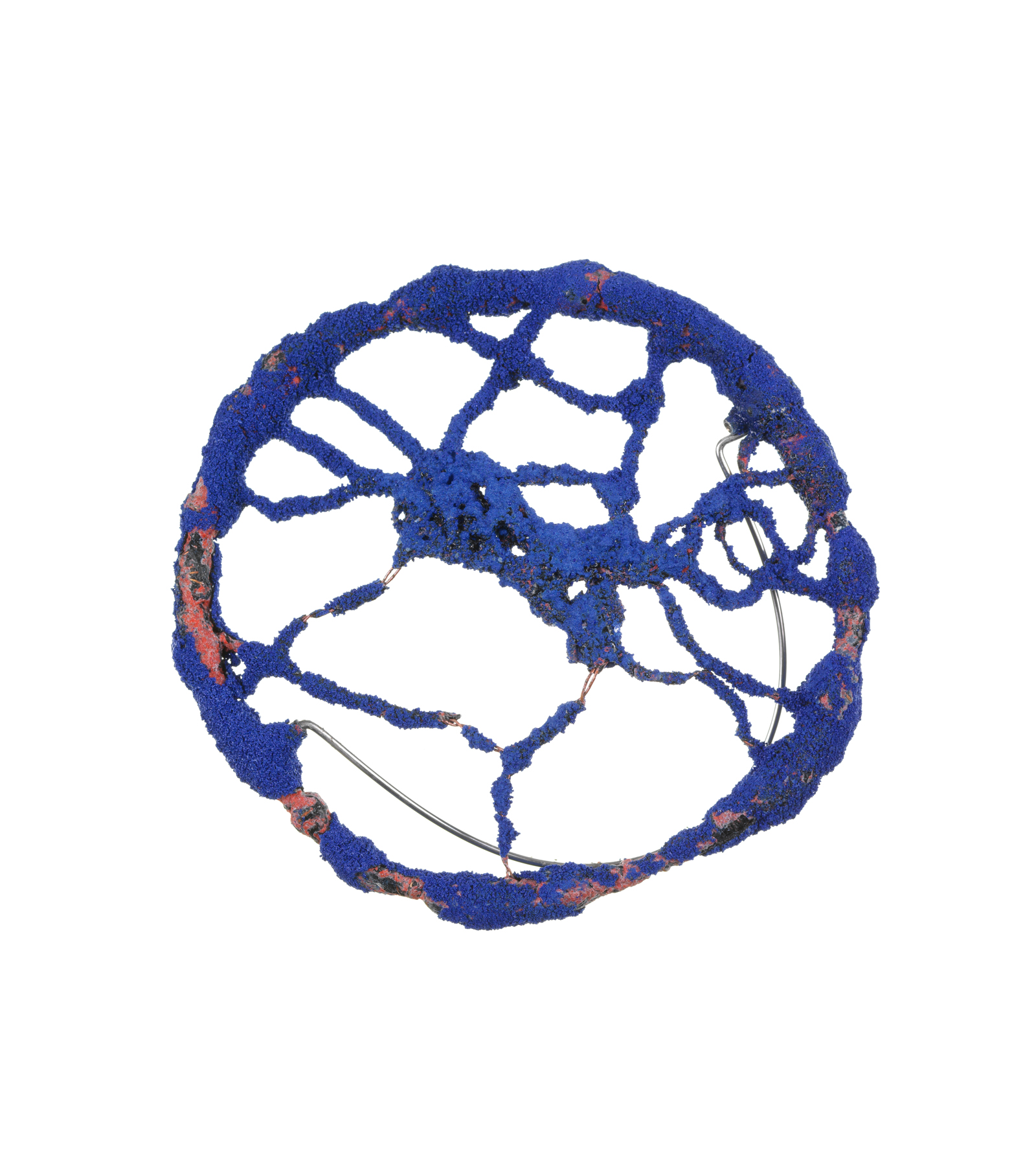 Blue Circle Brooch, 2007