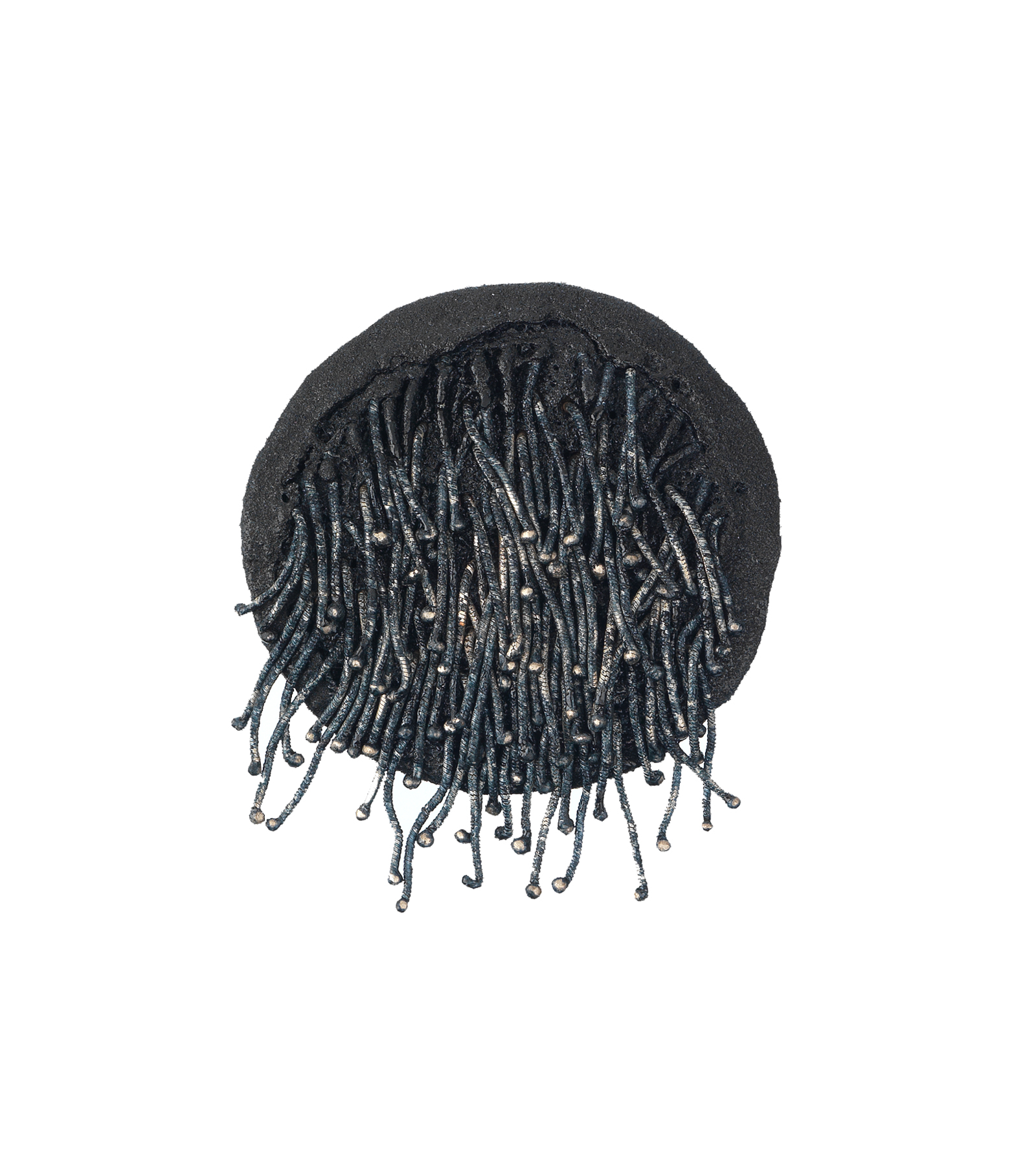 Shades of Black Snake Chain Brooch 01, 2009.