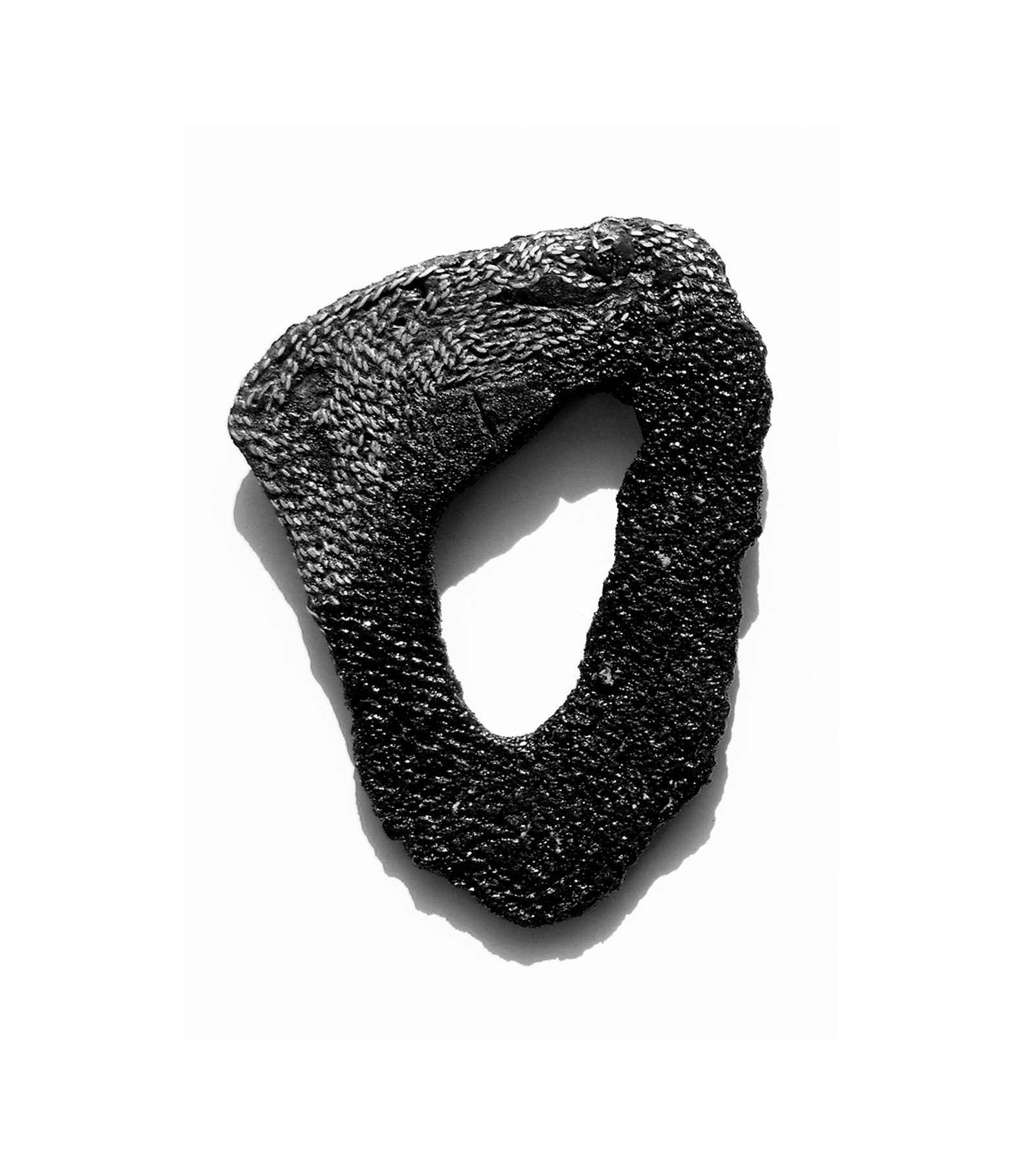 Shades of Black Single Link Brooch 01, 2009